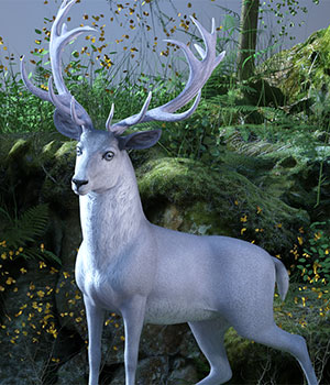 CWRW Silver Stag and Reindeer